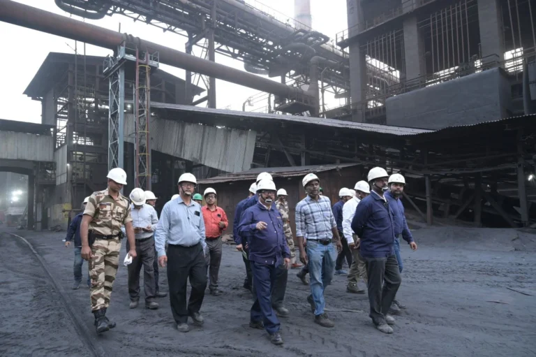 Director in-charge of Bokaro Steel Plant took stock of safety aspects in CO&CC department