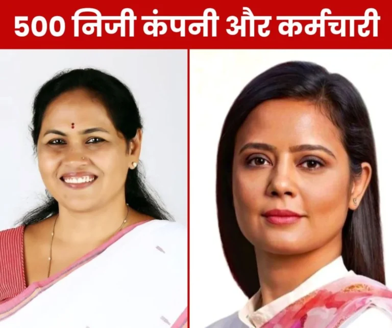 MP Mahua Moitra extracted from the government the details of employment in 500 private companies
