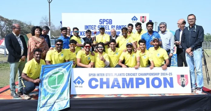 RINL Visakhapatnam won the final of Inter Steel Plant Cricket Championship 2024-25