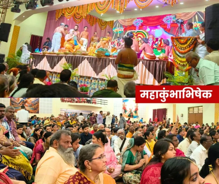 Today is the last day of Swarnbandhan Maha Kumbhabhishek at Bhilai Shri Siddhi Vinayak Temple