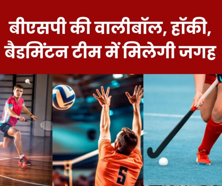 Volleyball, hockey and badminton competition, opportunity to play with BSP team