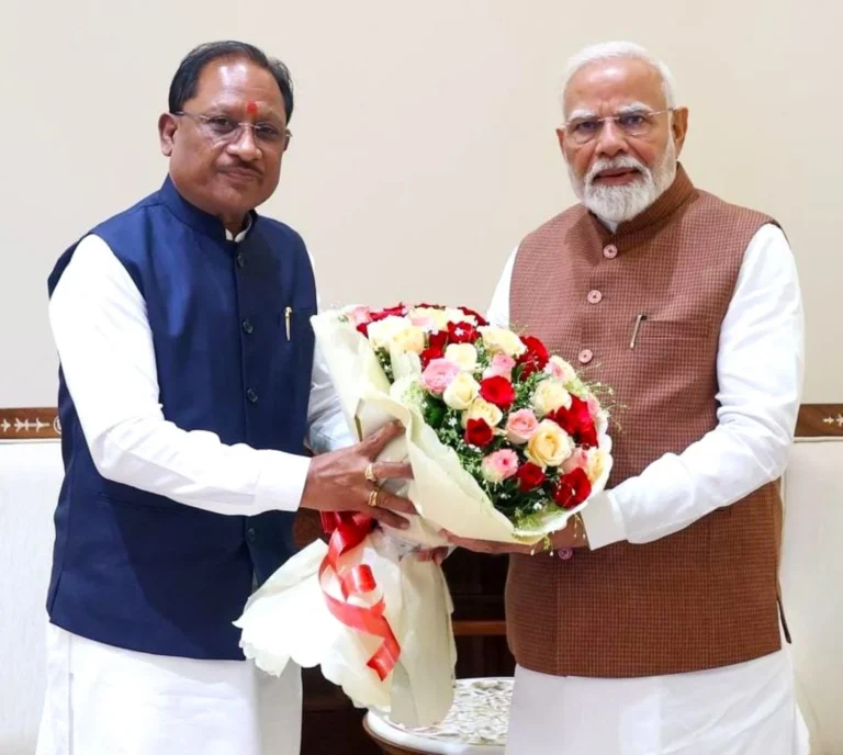 PM Modi is coming to Chhattisgarh on March 30, CM Sai handed over the roadmap for the development of Bastar to the Prime Minister