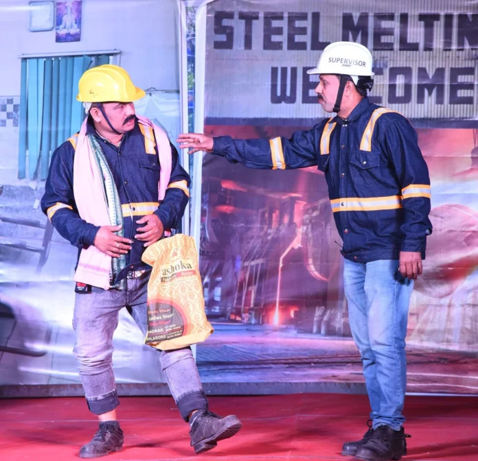 SAIL RSP: SMS 1 employees staged a play to convey safety message