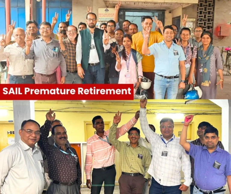 SAIL Premature Retirement: Black badge visible in Bokaro Steel Plant, colliery, mines and hospital