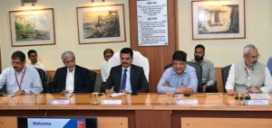 Steel Secretary Sandeep Paundrik along with SAIL Chairman Amarendu Prakash brainstormed on steel production, planning and projects in Bhilai