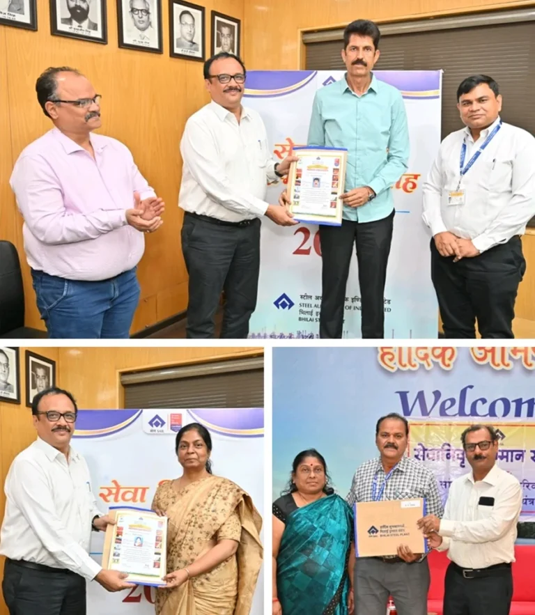 Bhilai Steel Plant 91 employees, officers retire along with Sahiram Jakhar, emotional farewell