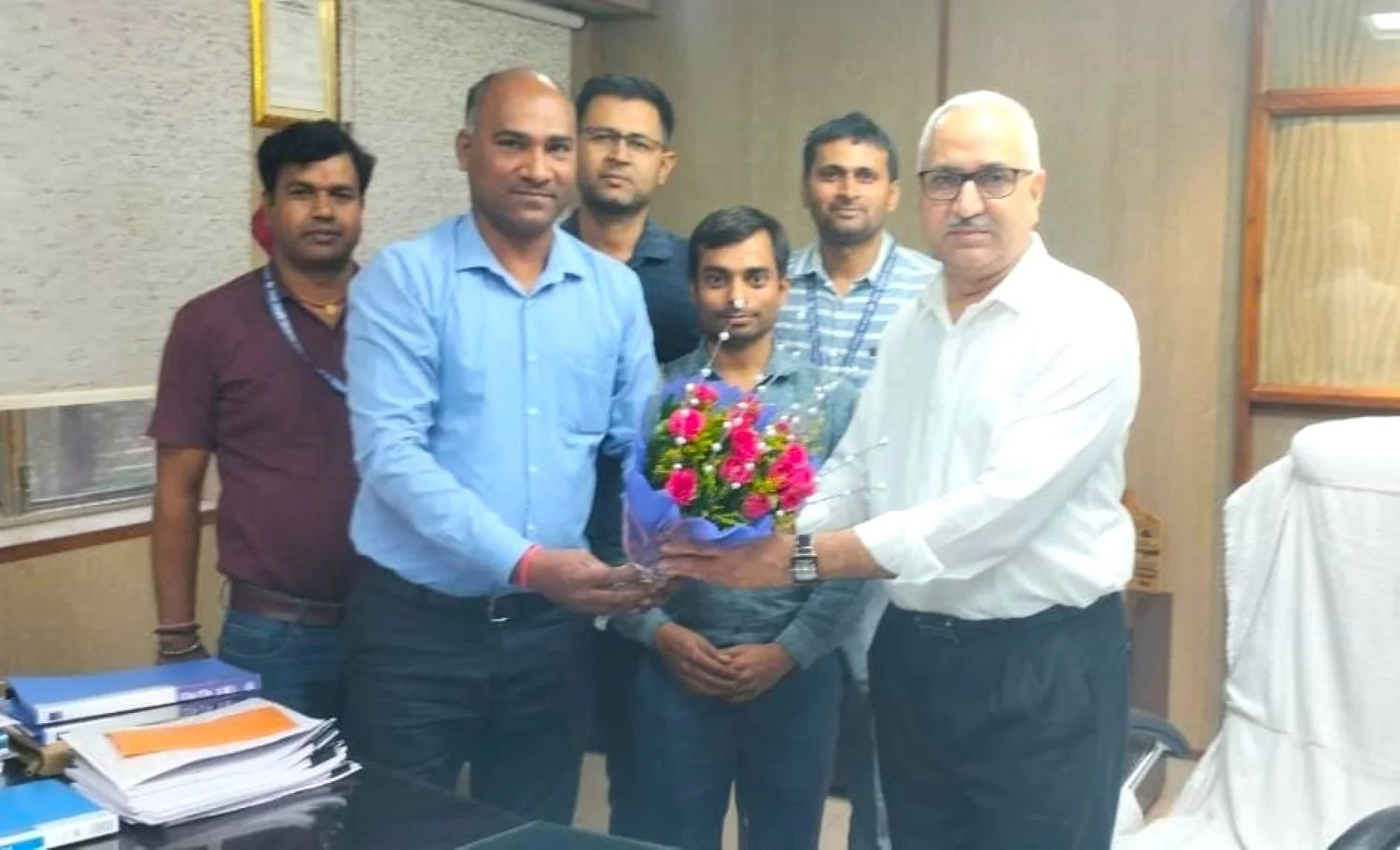 SAIL BSL: Diploma holders met CR Mohapatra, the future director-in-charge of Bhilai Steel Plant