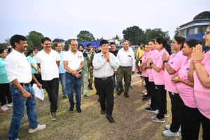SAIL RAIL Friendship Cricket Match URM RCL RITES RSM women and men players hit fours and sixes DIC bowled
