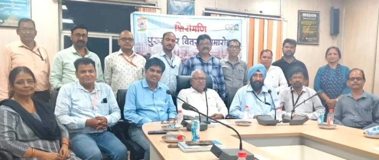 Bhilai Steel Plant gave Shiromani Award to employees and officers of the utility zone