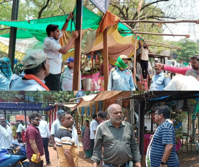 Bhilai Township Bhilai Steel Plant takes action against encroachers on third day goods confiscated (1)