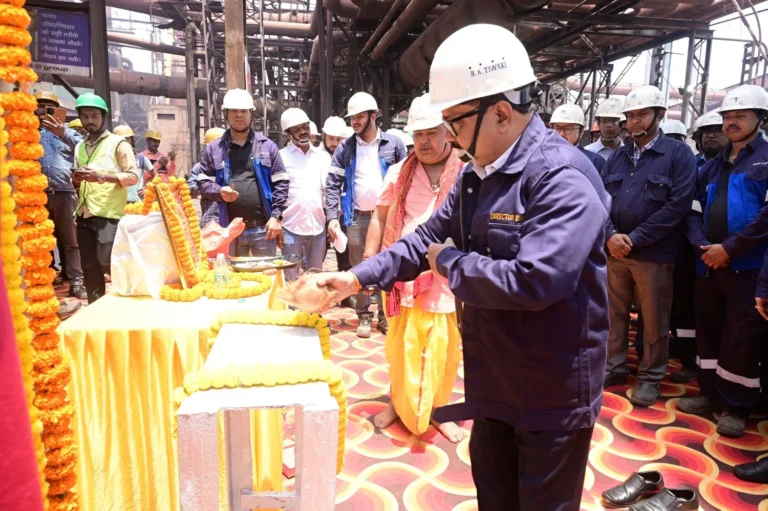 Bokaro Steel Plant: Operation of the fourth stove of BSL's Blast Furnace 2 started, coke consumption and production cost will be reduced