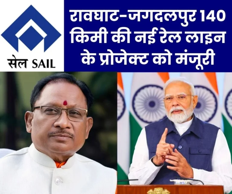 Rawghat-Jagdalpur new railway line 140 km project got approval, SAIL BSP has iron ore mine in Rawghat