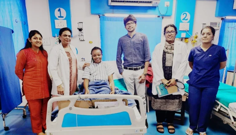 South African patient undergoes surgery at Raipur Ambedkar Hospital