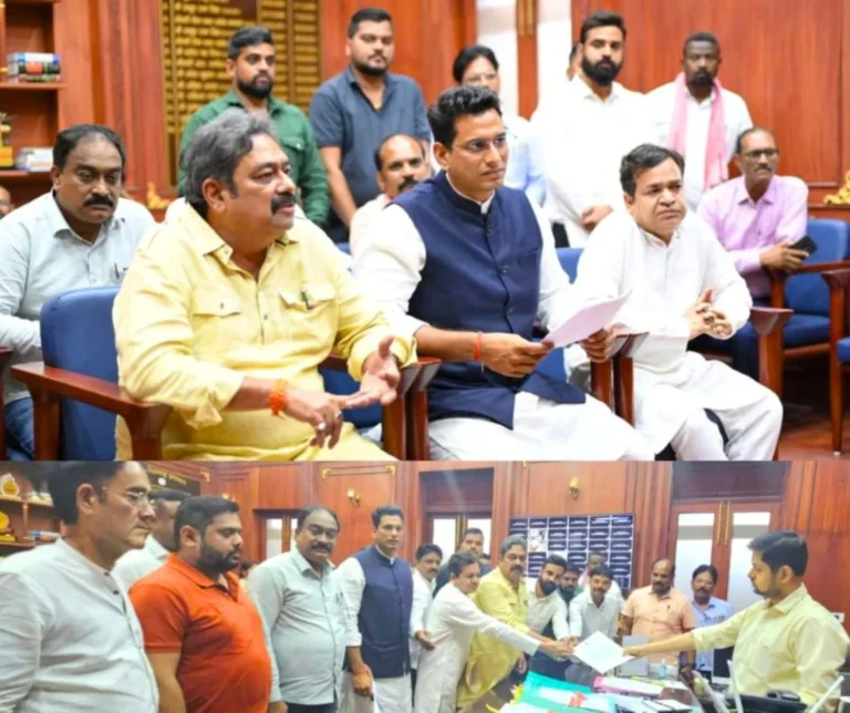 Administration is discriminating against Bhilai, MLA Devendra along with mayor and councilors approached the collector