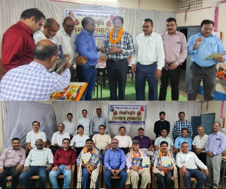 BSP SC ST Association honored the personnel expressed anger over encroachment