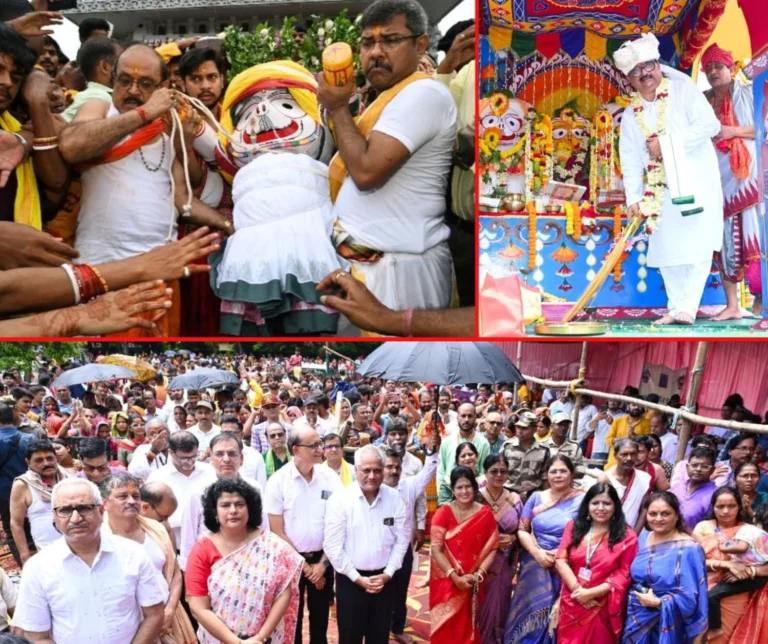 Huge crowd gathered in the Rath Yatra of Lord Jagannath in the steel city of Bokaro, DIC-ED involved