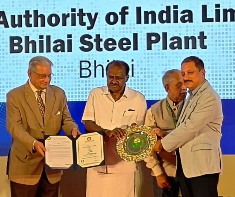 SAIL Bhilai Steel Plant wins Golden Peacock Eco-Innovation Award 2025