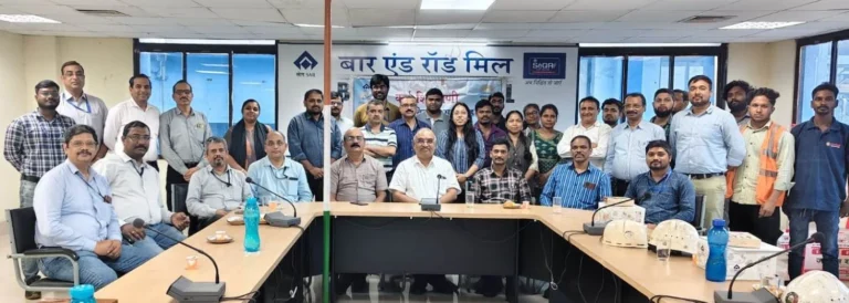 BSPs bar and rod mill workers received Karma Shiromani Award