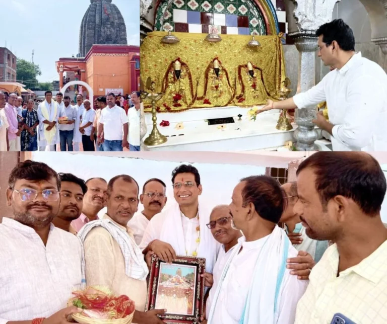 Bhilai MLA Devendra Yadav on Bihar tour, offered prayers at Surya Mandir, wished well for the people of the state