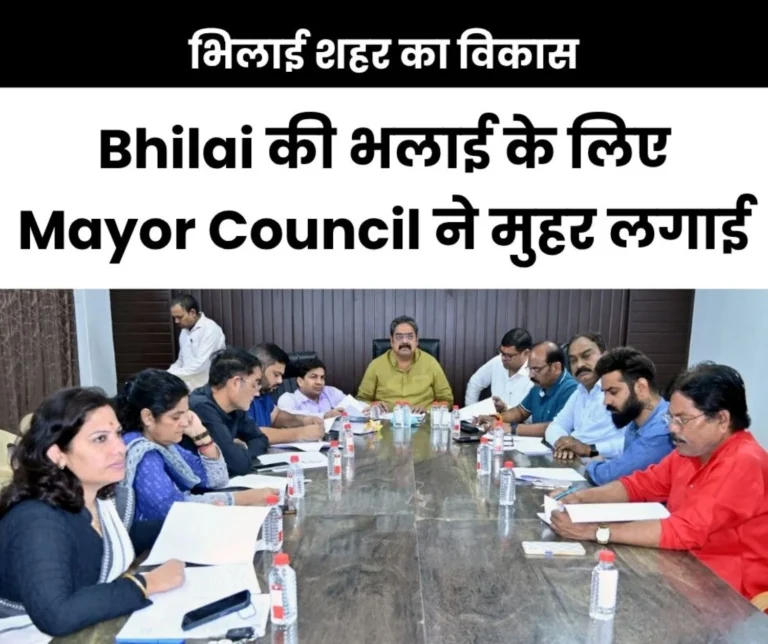 Bhilai Mayor Council: Horse riding track, swimming pool, sewerage treatment plant, Dabra Para to be named as Samrat Ashok Chowk approved