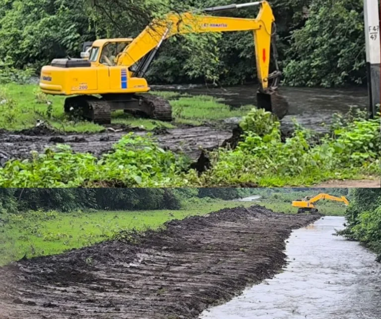 Bhilai Steel Plant took charge to prevent waterlogging due to rain