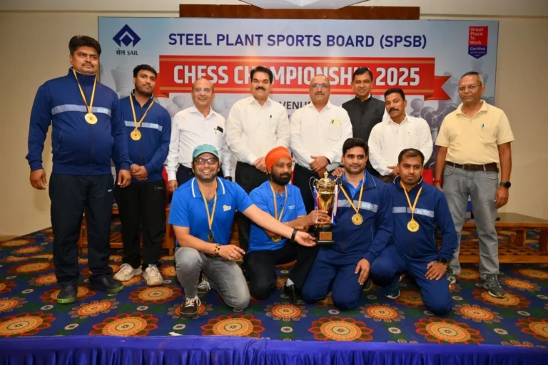 Chess competition in Bhilai Steel Plant, Tata Steel winner, IISCO Burnpur runner-up