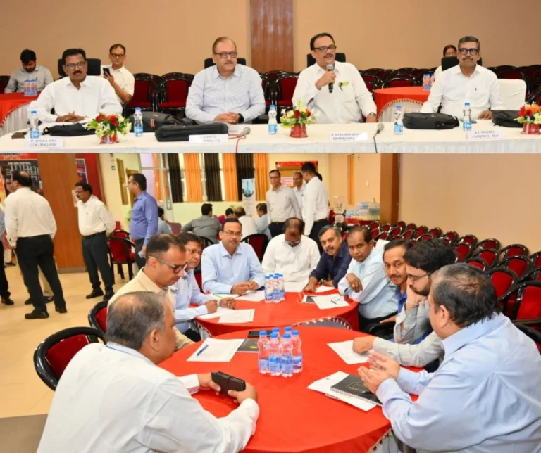 Experts from all units of SAIL gathered at Bhilai Steel Plant brainstorming on inventory management