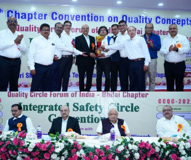 QCFI Safety Circle Convention held for the first time in Bhilai, 600 participants from 99 teams of the country gathered, KK Singh said this