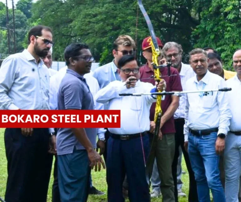 Bokaro Steel Plant Before Retirement DIC BK Tiwari Gave This Gift to The Day Boarding Archery Center