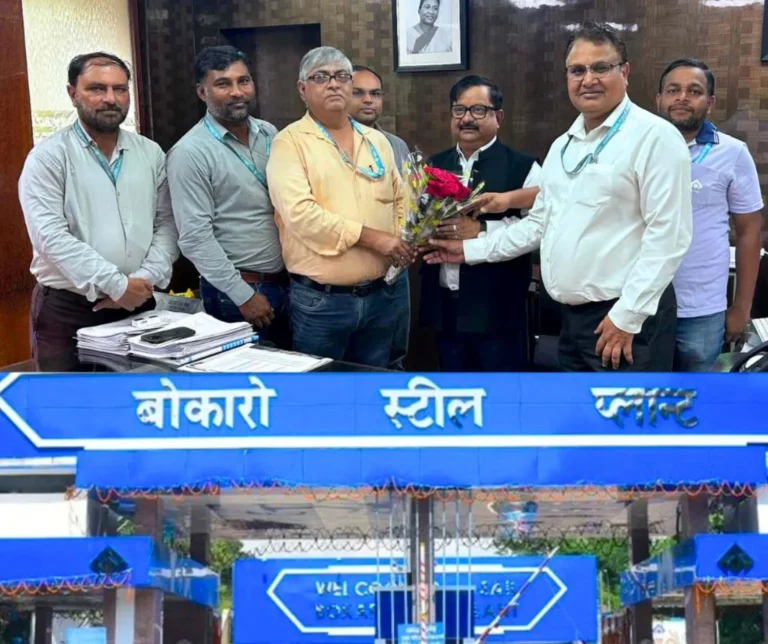 Bokaro Steel Plant Today is the Last Day of Service of Director Incharge BK Tiwari These Officers Arrived with SEFI Vice Chairman