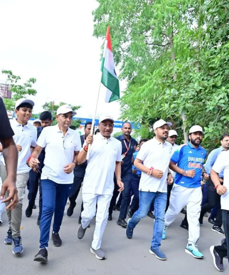 Chief Minister Vishnu Dev Sai Participated in The Independence Run With Thousands of Youth