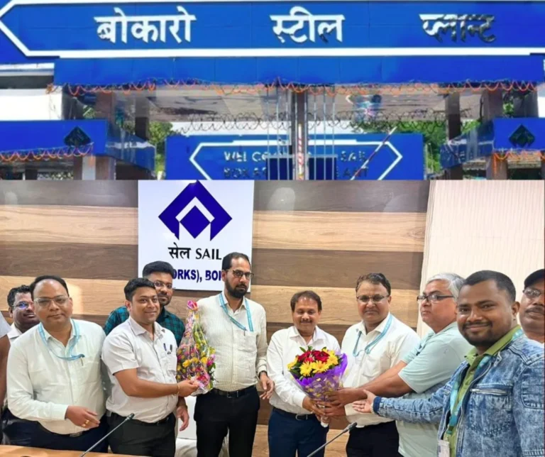 Future DIC Welcomed as ED Works in Bokaro Steel Plant BSOA officials Said this on Safety and Production