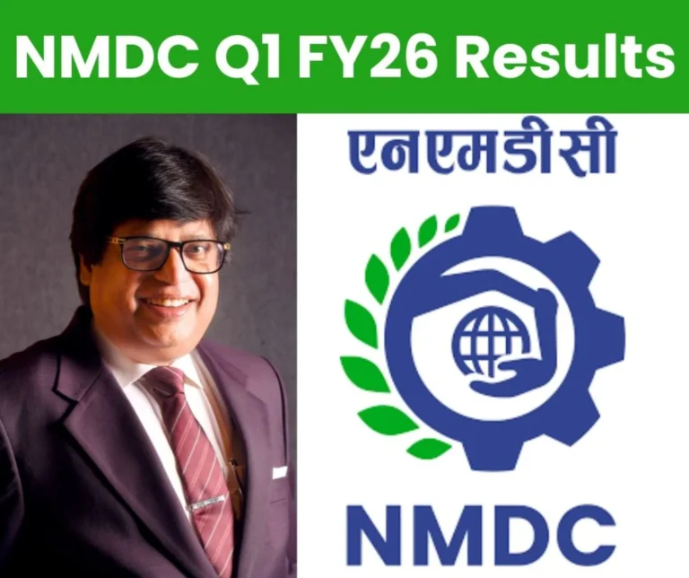 NMDC Q1 FY26 Financial Results First Quarter Financial Performance Announced, Turnover Increased By Rs 1256 Crore