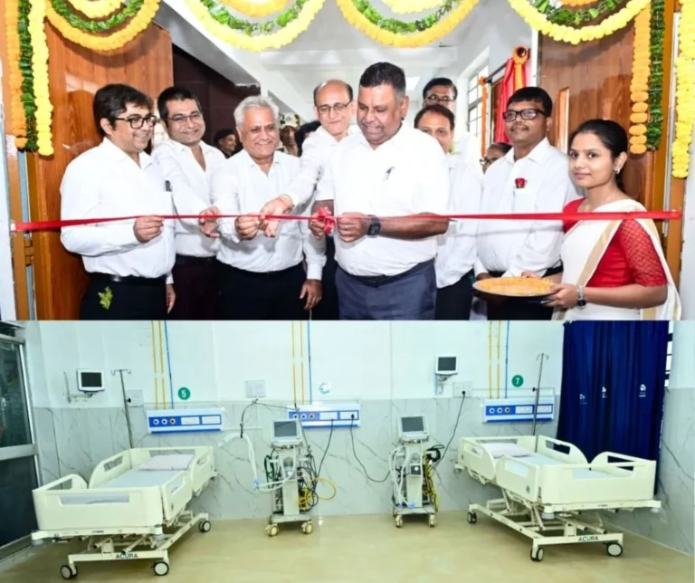 Bokaro Steel Plant DIC Alok Verma Cuts the Ribbon of Renovated Neurosurgery ICU at BGH