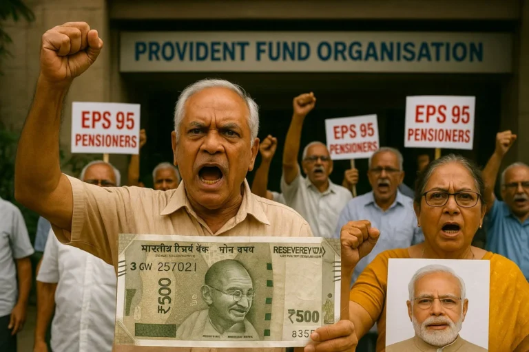 Employees Pension Scheme 1995 Pensioners across the country will Protest in Front of EPFO __Offices on 25th Before the CBT Meeting