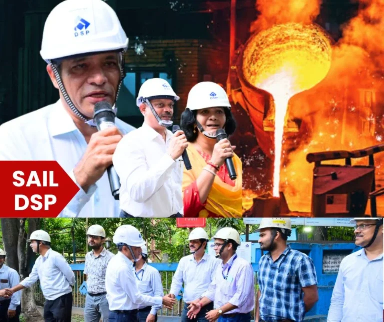 SAIL Durgapur Steel Plant Excellent Production Record due to Hard Work of Employees and Officers DIC Praised