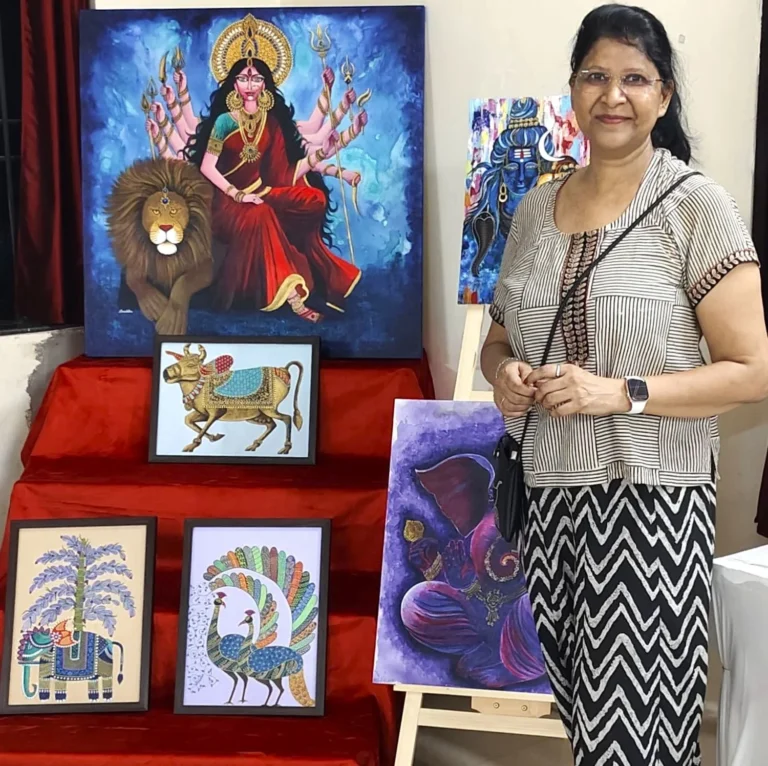 Art Exhibition at the Club House of Talpuri Colony, Come Soon to See the Art of BSP GM Wife Shraddha Devangan