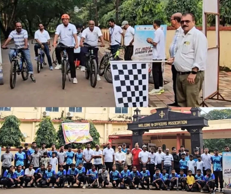 BSP Officers Organized a Cycle Rally Children also Participated