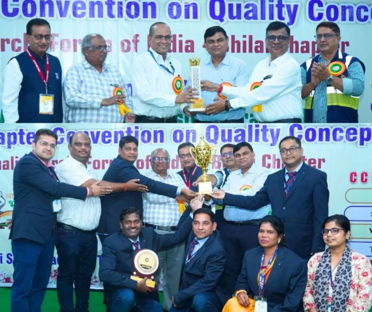 Bhilai Steel Plant and NALCO Won these Awards at QCFI, 250 Teams and 1,200 Delegates from Across the Country Competed