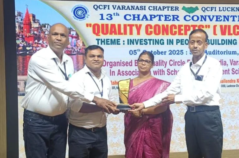 Bhilai teams win Gold Medals at VLCCQC Chapter Convention 2025