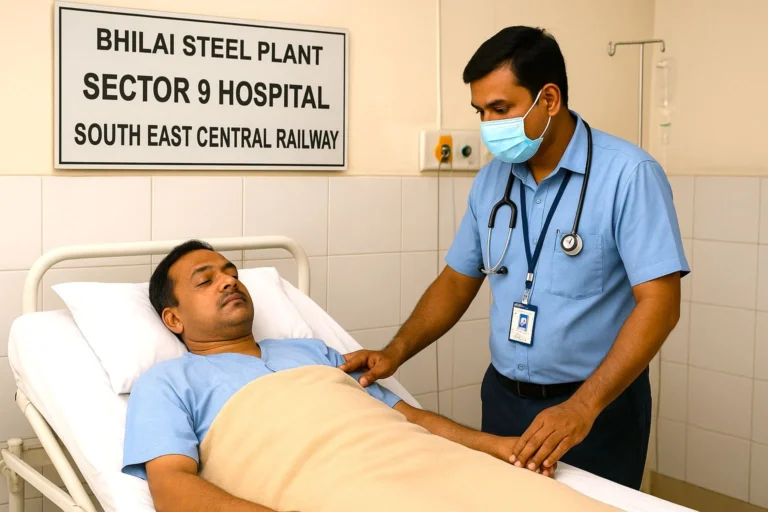 Big News South East Central Railway signs contract with Sector 9 Hospital of Bhilai Steel Plant