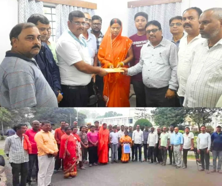 Bokaro Steel Plant Management Gave Job Letter to the Wife of the deceased Worker, Contractor gave Compensation