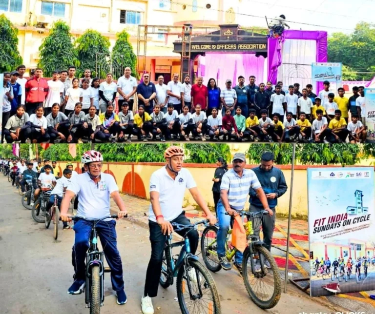 BSP OA 36th Week Cycle rally on Chhattisgarh Foundation Day Take Care of Your Health Ride a Cycle