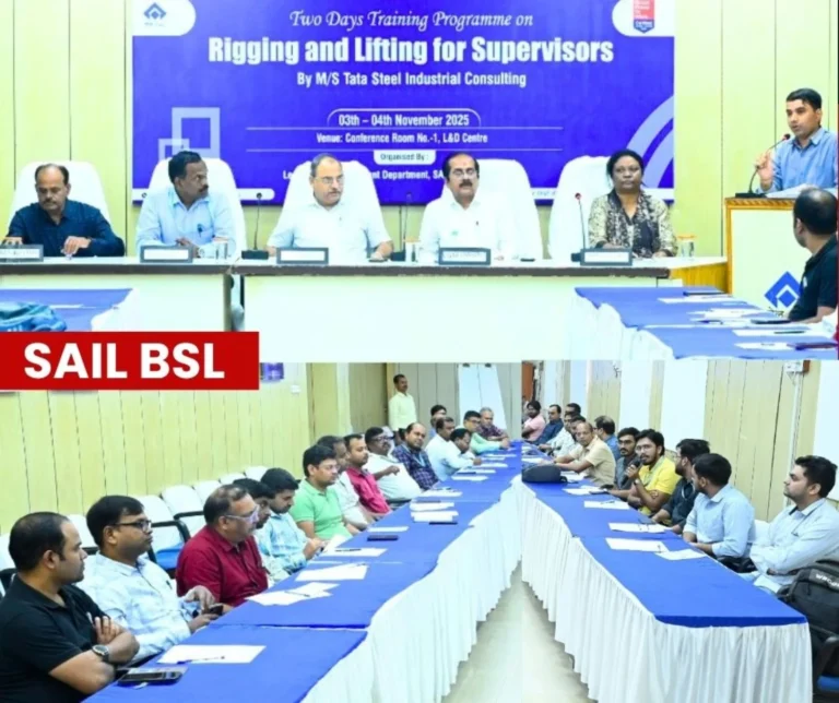 Bokaro Steel Plant Tips for Employees on Safety First-Lift Smart Lift Safe to Prevent Accidents