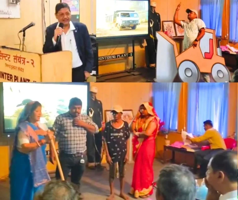 Contract Laborers of BSP SP 2 Staged a Play and Gave the Mantra of Road Safety
