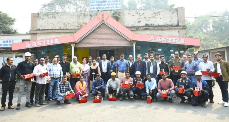 Contract workers of SAIL Rourkela Steel Plant Received Awards