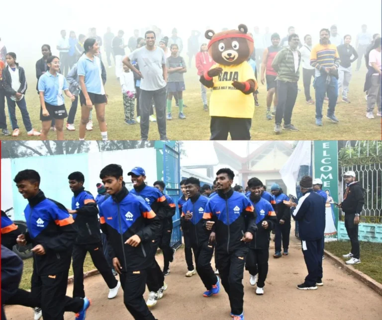 Rourkela Steel Plant More than 450 People Showed Their Courage in Pre Half Marathon Promo Running