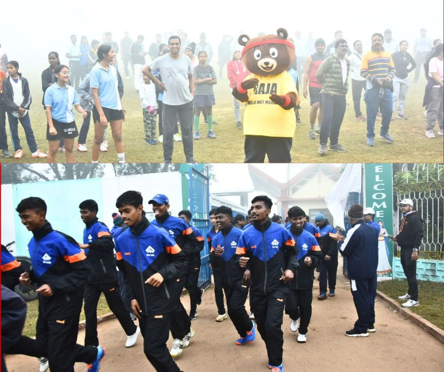 Rourkela Steel Plant More than 450 People Showed Their Courage in Pre Half Marathon Promo Running