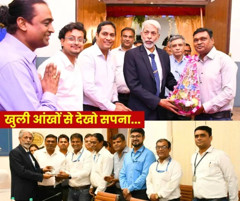 SAIL ISP CMD Amarendu Prakash interacts with IISCO Officers Association officers happy