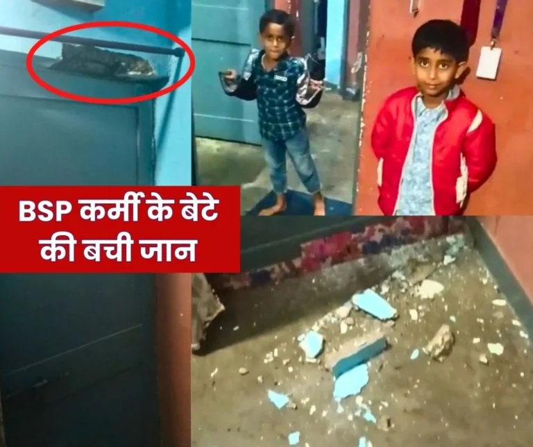 Bhilai Steel Plant Plaster of Risali Sector Residence Collapses, Employee Son Safe